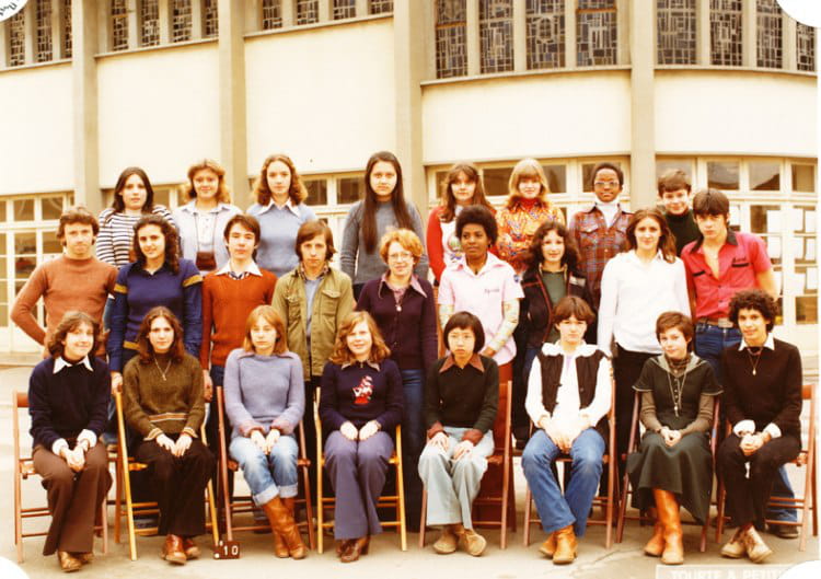 Photo de classe 3ème de 1976, ECOLE INSTITUTION DU SAINT ROSAIRE