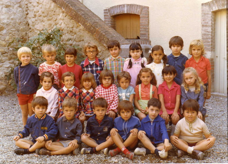 Photo de classe CP CE1 de 1974, Ecole Primaire (Saint Andre