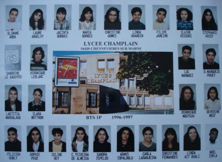 Photo de classe BTS PMEPMI 1ERE ANNEE de 1996, Lycée Champlain