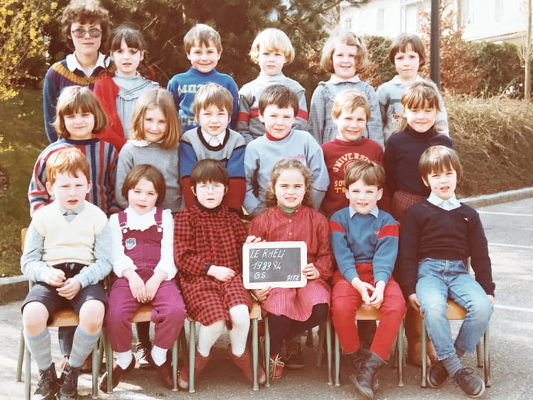 Photo de classe Grande Section - 1983/1984 de 1983, ECOLE SAINTE MARIE ...