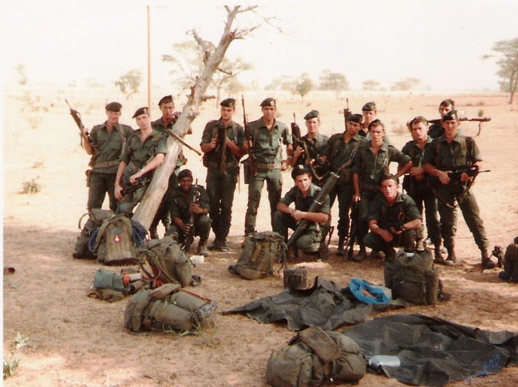 Photo de classe 4e esc. Jauberd 1982 Senegal de 1982, COMMANDO MARINE ...