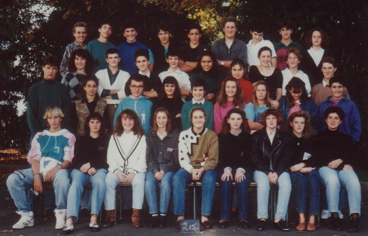 Photo de classe 2eme 15 de 1991, Lycée René Cassin - Copains d'avant