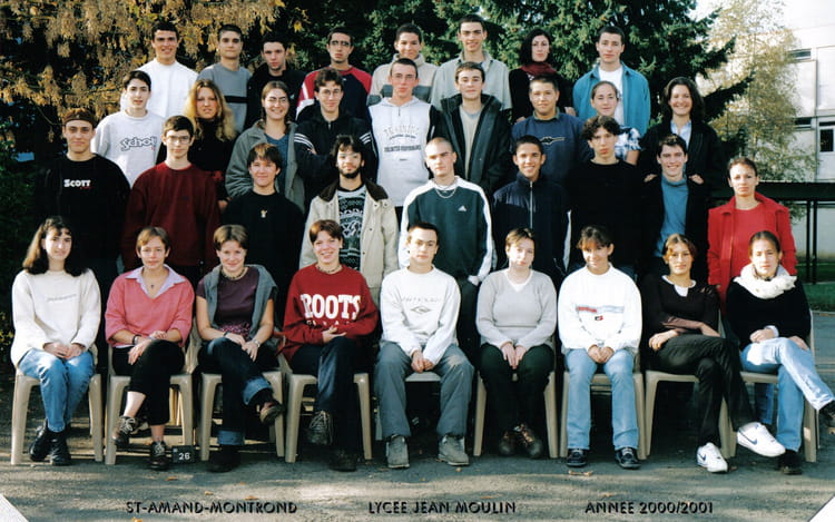 Photo de classe Term S 2 de 2000, Lycée Jean Moulin - Copains d'avant