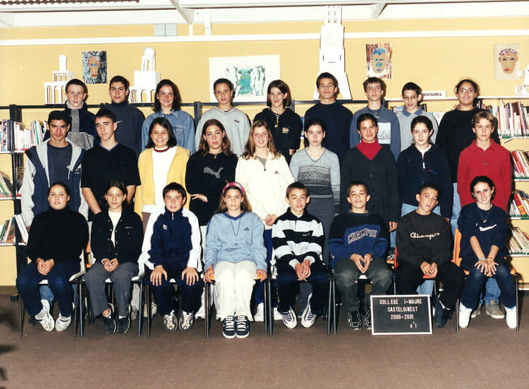 Photo de classe 4°1 de 2000, Collège Jacques Maure - Copains d'avant