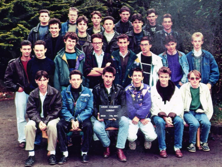 Photo de classe 1ère BTS MAI 1990-91 de 1990, Lycée Colbert - Copains d ...