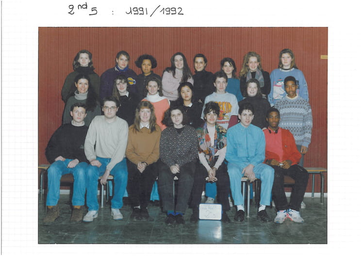Photo de classe 2°5 de 1991, Lycée René Cassin - Copains d'avant