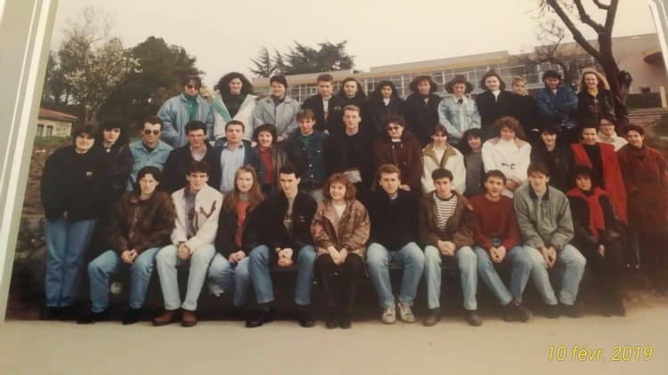 Photo de classe 1ere année BTS compta gestion de 1991, Lycée Polyvalent ...