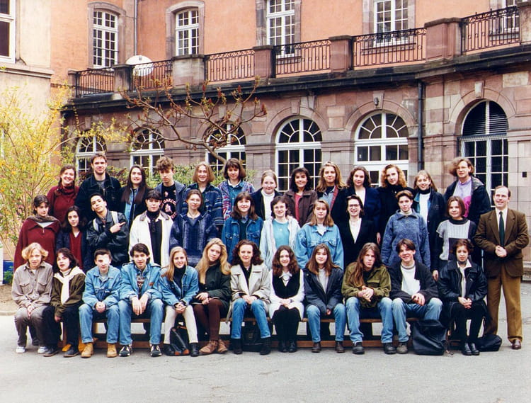 Photo de classe Première 2 de 1994, Lycée Fustel De Coulanges Copains