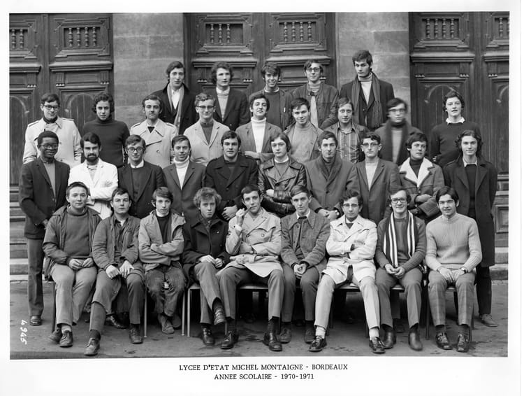 Photo de classe Terminale C de 1970, Lycée Michel Montaigne - Copains d ...