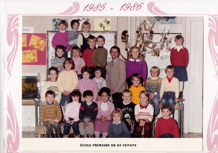 Photo de classe CP 19851986 de 1985, Ecole Alphonse De Lamartine