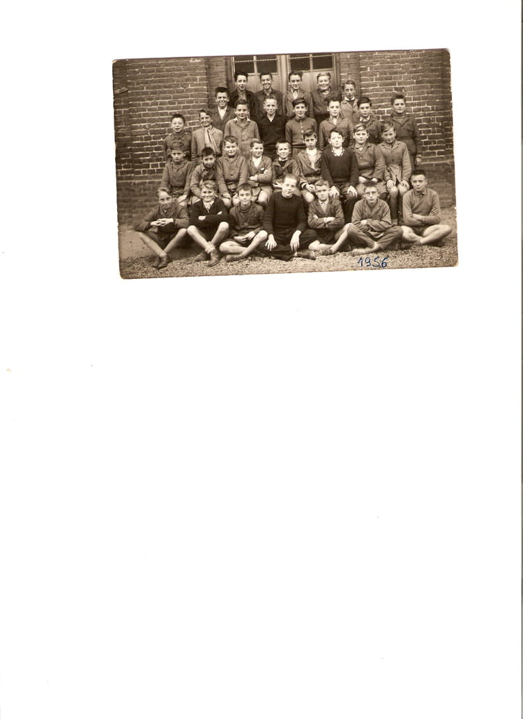 Photo de classe Ecole primaire de 1956, ECOLE EDMOND MARQUIS Copains