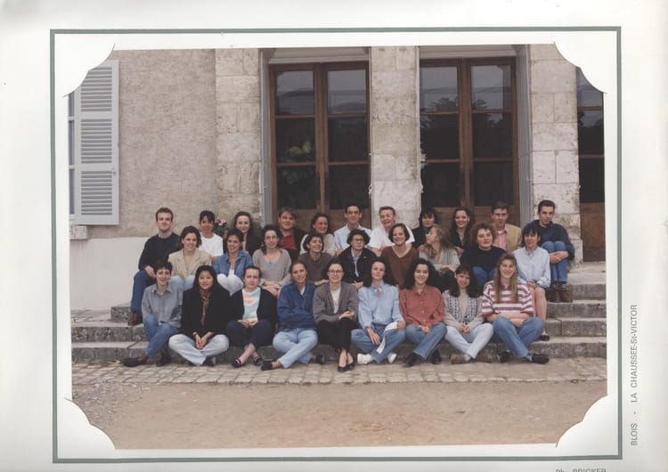 Photo de classe 1ère année BTS CI 1993-1994 de 1993, BTS COMMERCE ...