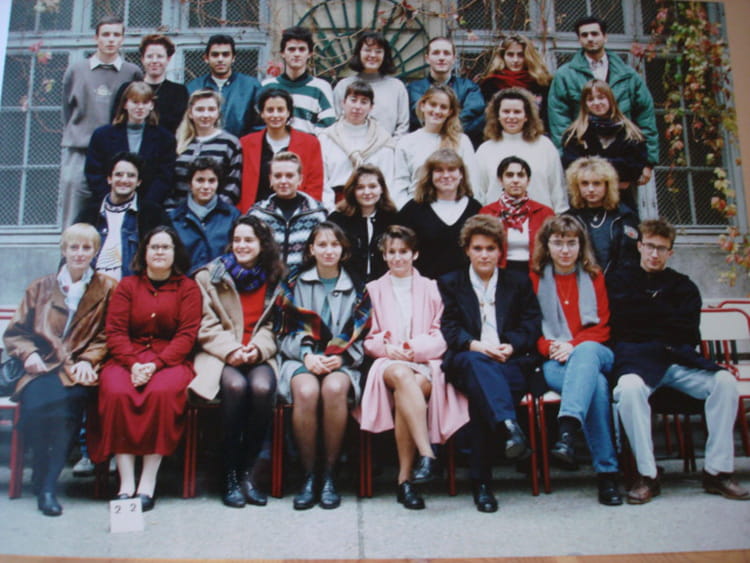 Photo de classe BTS compta gestion de 1992, Lycée Turgot - Copains d'avant