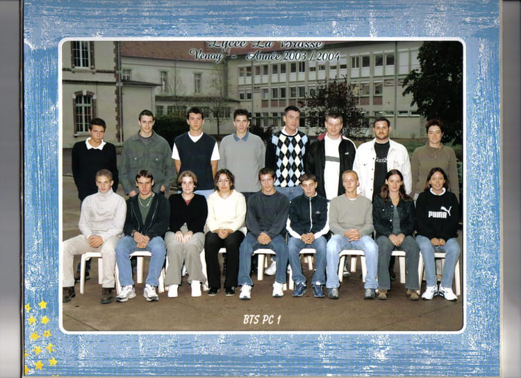 Photo de classe BTS PC 1 de 2003, Legta D'auxerre-la Brosse - Copains d ...