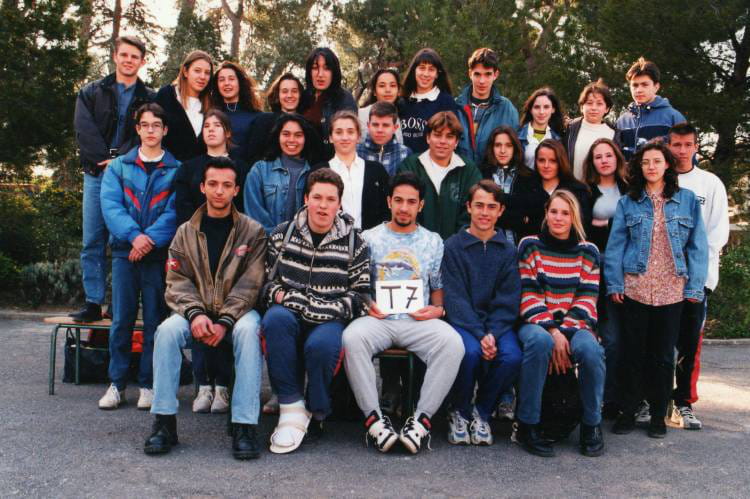 Photo de classe Terminal de 1996, Lycée Jean Moulin - Copains d'avant