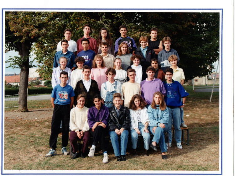 Photo de classe 1ère année de BTS Chimie de 1991, NOTRE DAME DE LA SEDE ...
