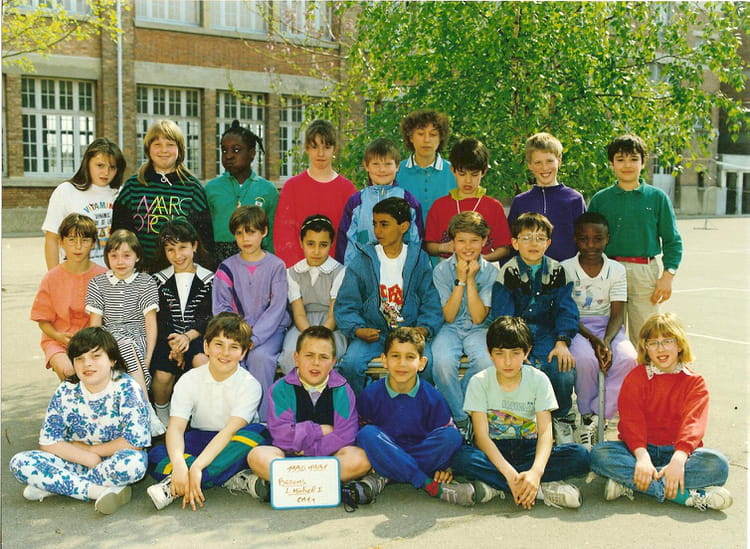 Photo de classe CM1 LM1 1990-1991 de 1990, ECOLE LOUISE MICHEL ...