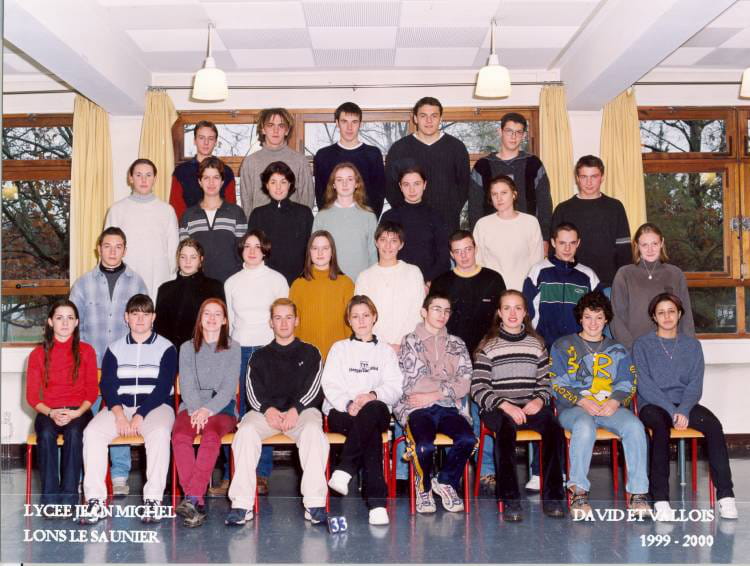 Photo de classe Terminale ES 1999-2000 de 2000, Lycée Jean Michel ...