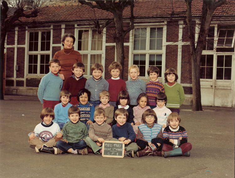 Photo de classe Cp 1983/1984 de 1983, ECOLE SAINTE MARIE - Copains d'avant