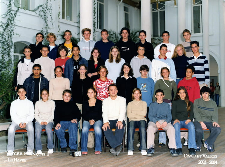 Photo de classe 1er S de 2004, Lycée François 1er - Copains d'avant