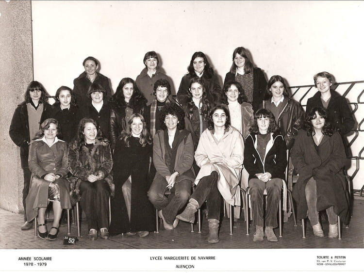 Photo de classe Image de 1978, Lycée Marguerite De Navarre Copains d'avant