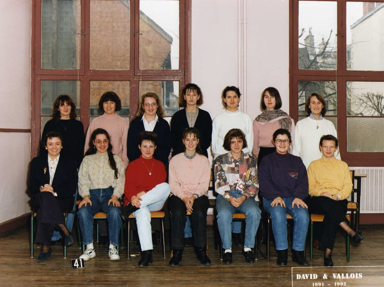 Photo de classe BTS analyses biologiqnes de 1991, BTS LIBERGIER ...