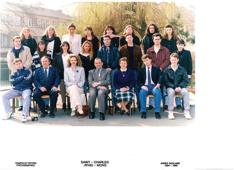 Photo de classe BTS Action Co 1994-1995 de 1995, SAINT CHARLES ...