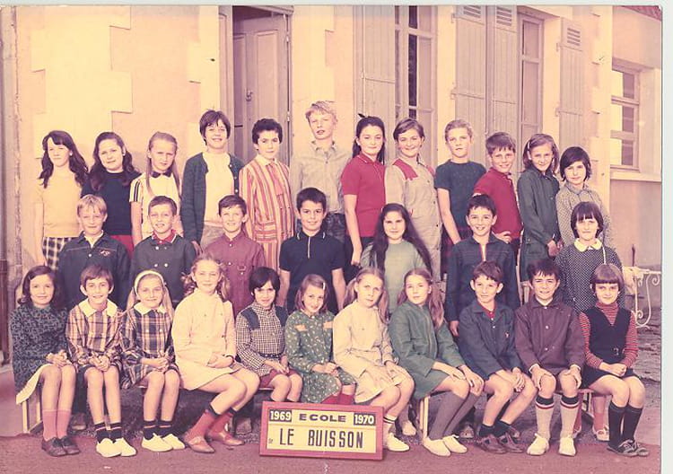 Photo de classe CM de 1969, Ecole Primaire (Le Buisson De Cadouin