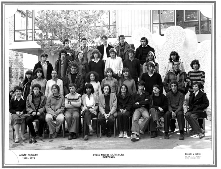 Photo de classe Terminale C de 1979, Lycée Michel Montaigne - Copains d ...