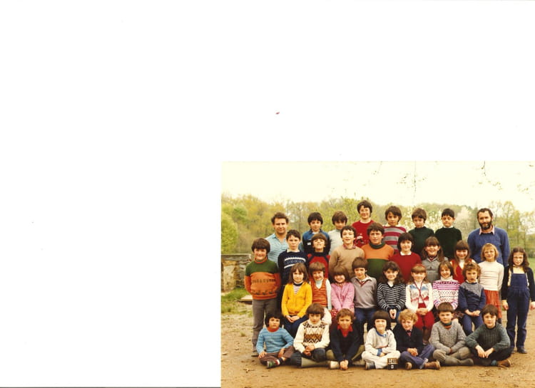Photo de classe Année 198081 de 1980, Ecole Champagnac La Riviere (Champagnac La Riviere