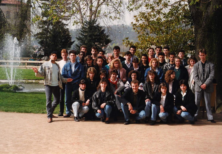 Photo de classe 1ère année BTS Force de vente de 1990, INSTITUTION ...