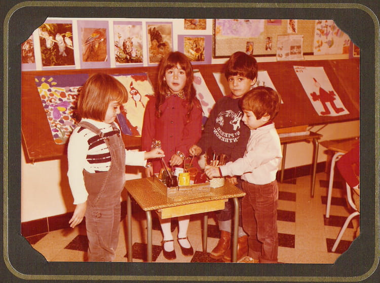 Photo de classe Grande section maternelle de 1980, Ecole Jules Ferry