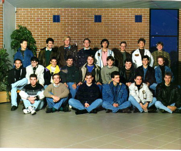 Photo de classe BTS électronique de 1970, Lycée Blaise Pascal Cité ...