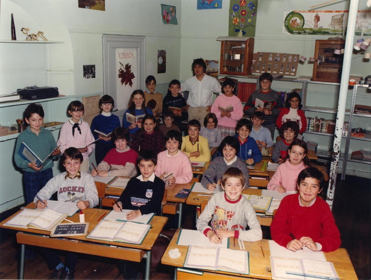 Photo de classe Ecole publique de Chazéhenry de 1986, Ecole Primaire