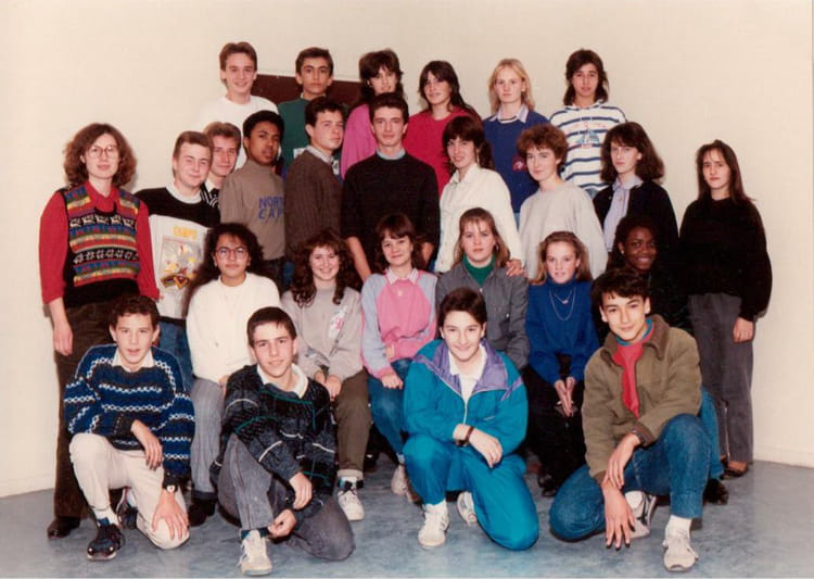 Photo de classe Année 1989 - 1990 -3ème de 1989, Collège Albert Camus ...