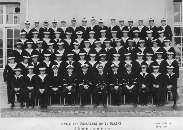 Photo de classe Ecole des fourriers de la marine de 1963, ECOLE DES FOURRIERS - Copains d'avant