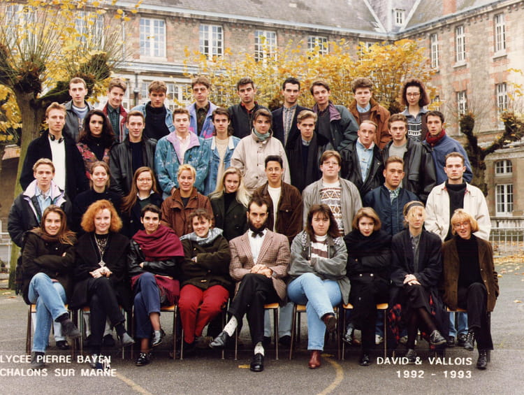 Photo de classe Terminale de 1992, Lycée P. Bayen - Copains d'avant