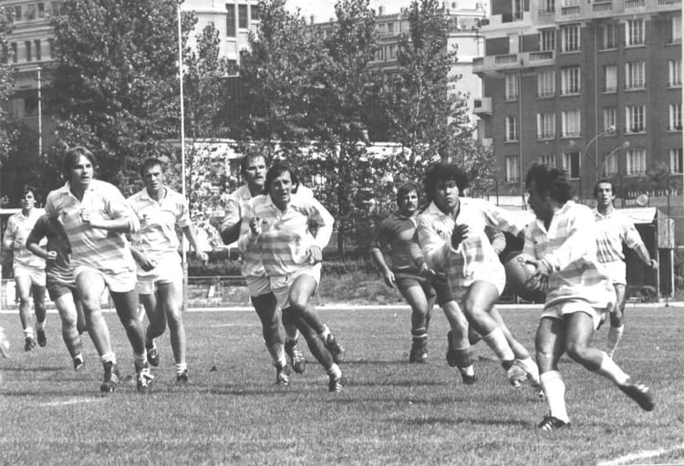Photo de classe Match à Jean Bouin de 1978, Racing Club De France Rugby