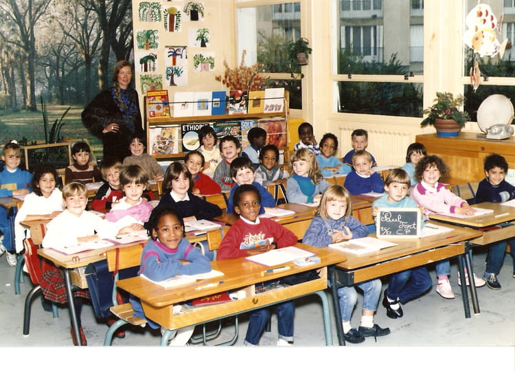Photo de classe CP de 1986, ECOLE MARIE LAURENCIN
