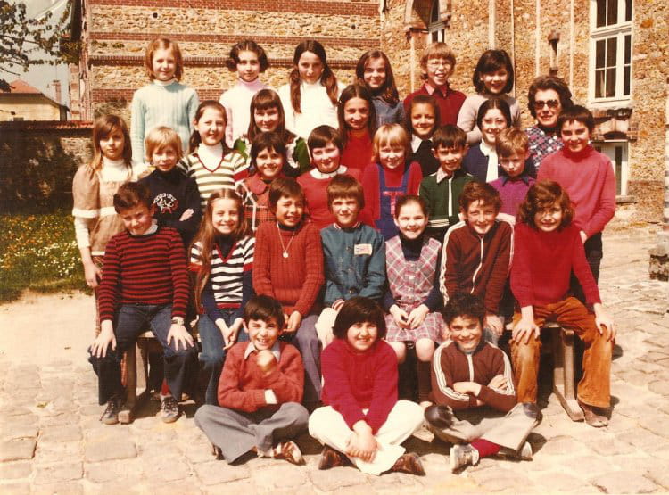 Photo de classe école mixte de 1974, école Mixte Primaire - Copains d'avant