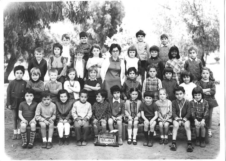 Photo de classe Maternelle 1971 1972 de 1971, BALZAC Copains d'avant
