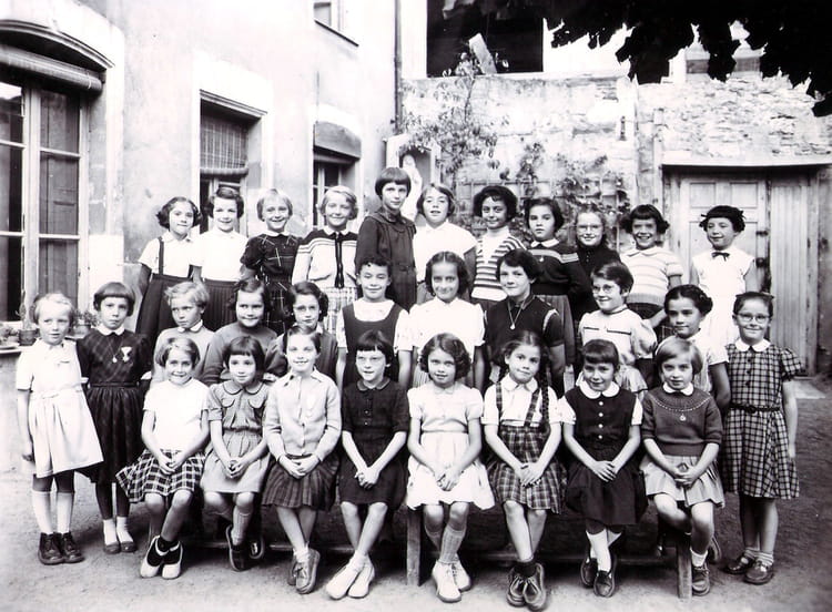 Photo de classe 8 ou 9 ème de 1955, Collège Notredame Du Bon Conseil