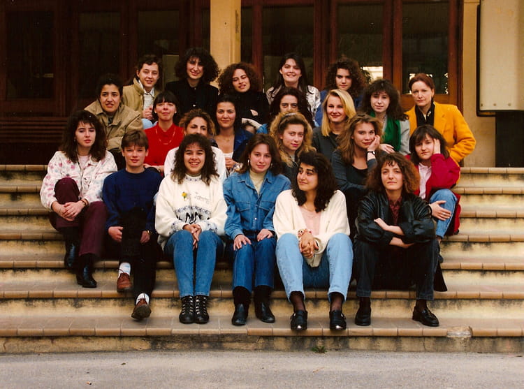 Photo de classe 1ère TSS2 (1991-1992) de 1991, Bts: Lycée Marie Curie ...