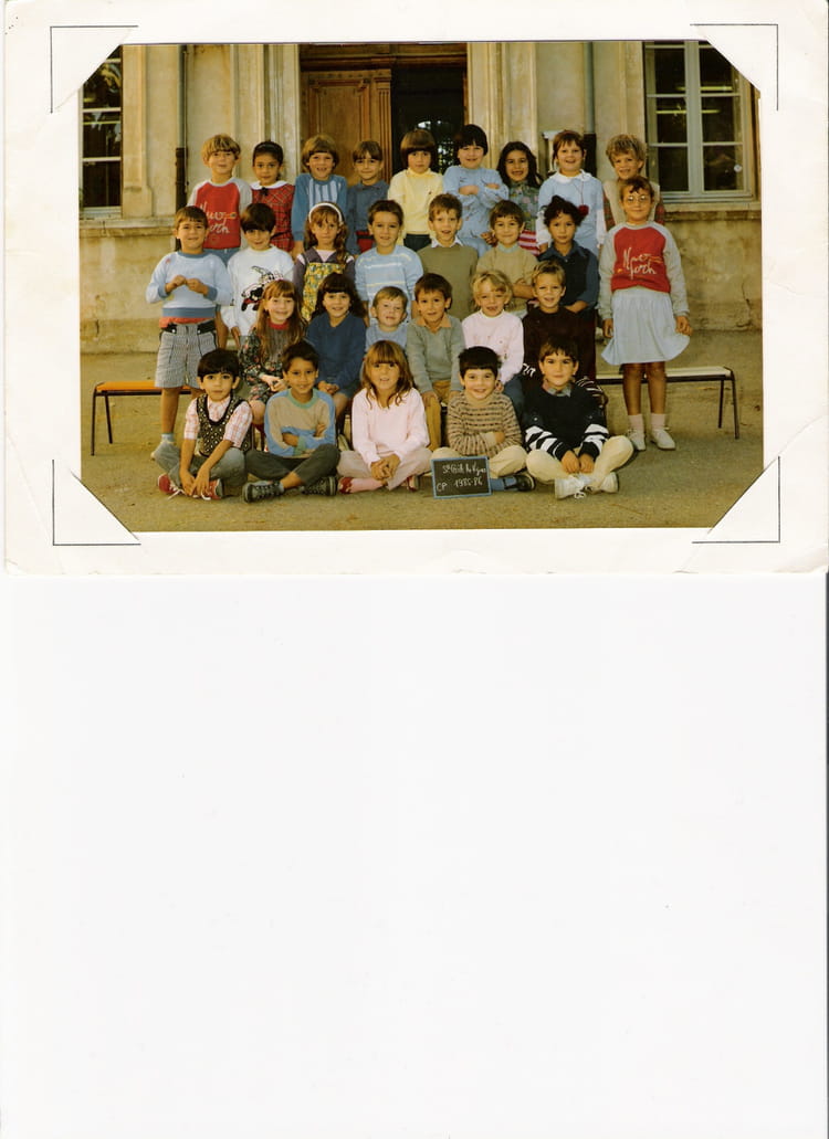 Photo de classe CP Ste cecile les vignes de 1985, Ecole Louis Gauthier