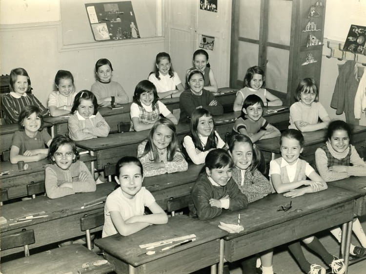 Photo de classe CE2 SaintHonoré Versailles de 1971, Ecole St
