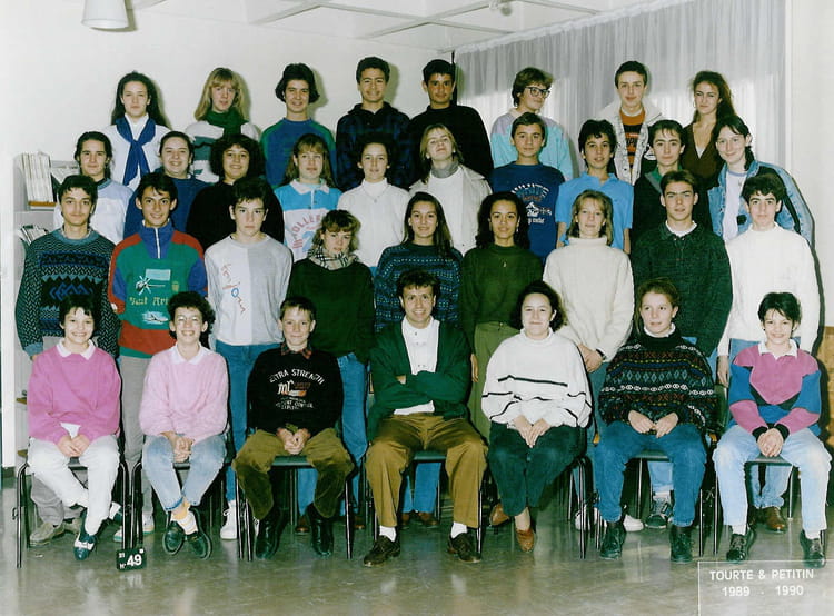 Photo de classe 2nde F de 1990, Lycée Gaston Bachelard - Copains d'avant