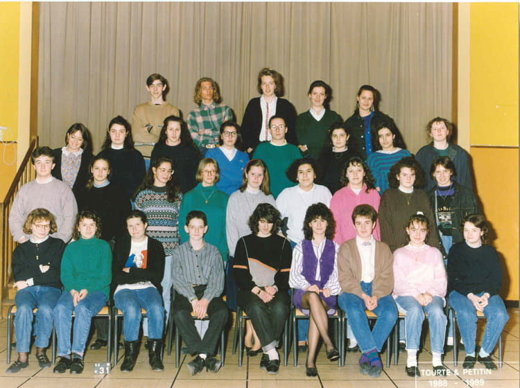 Photo de classe NDP 2d1 19881989 de 1989, Lycée Notredame De La