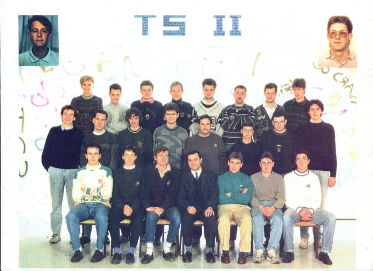 Photo de classe BTS Informatique industrielle 2eme Annees de 1991 ...