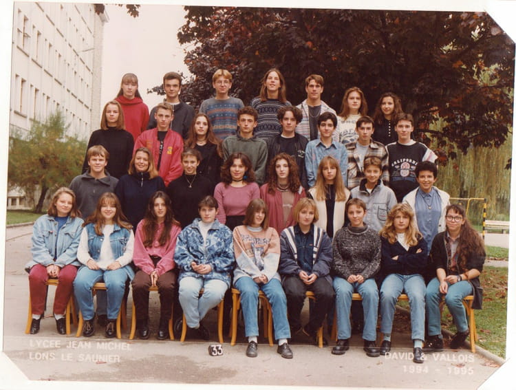 Photo de classe Seconde ES de 1994, Lycée Jean Michel - Copains d'avant