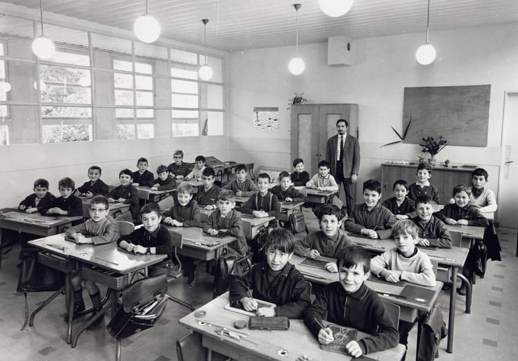 Photo de classe De Mr GAILLARD de 1965, Ecole Jean Zay (Saint Jean De